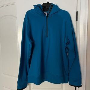 NWOT Men’s Adidas Quarter Zip Hooded Sweatshirt XL